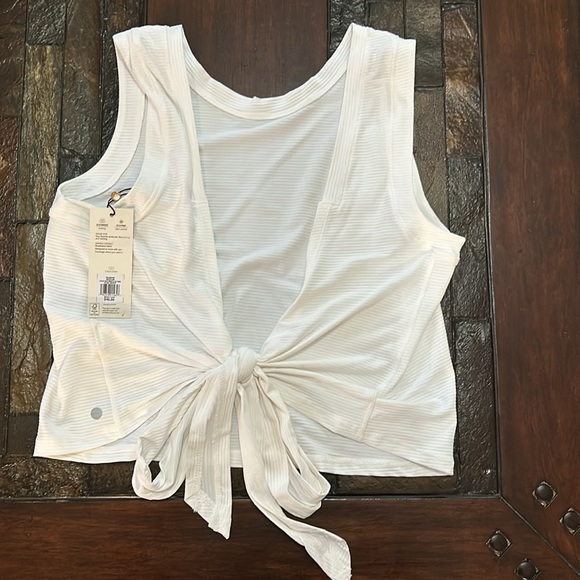 Calia Crop Wrap & Tie Tank - Picture 3 of 6